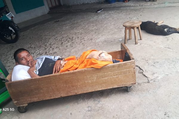 Veronica’s son before coming to clinic